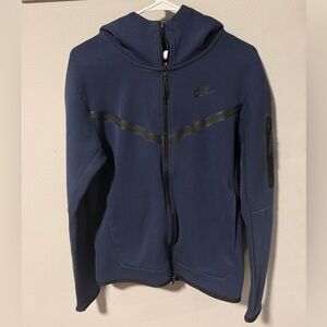 Nike Tech Navy Full-Zip Hoodie